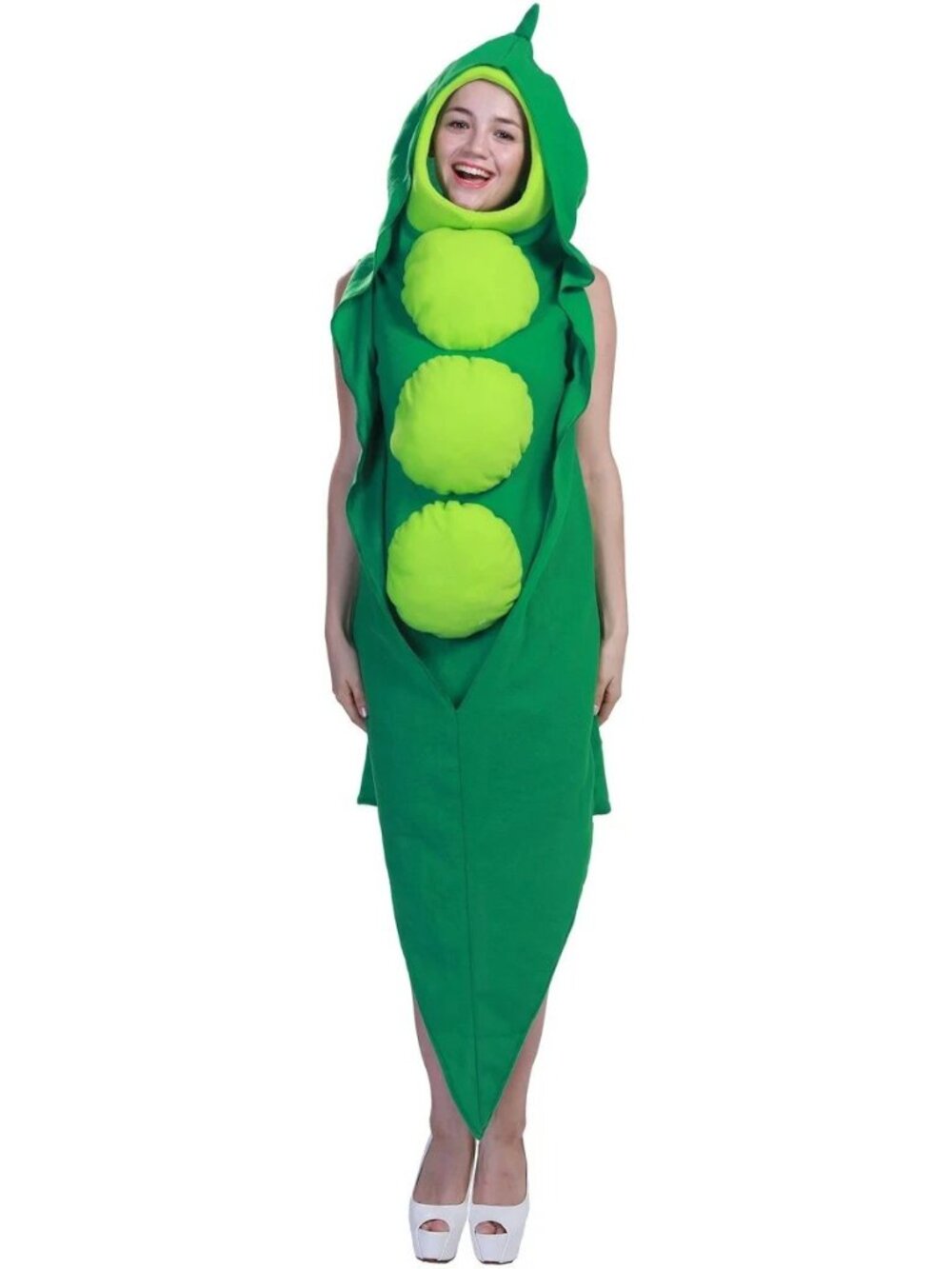 Era Spooky Pea Pod Green Tunic Costume One Size Fits Most